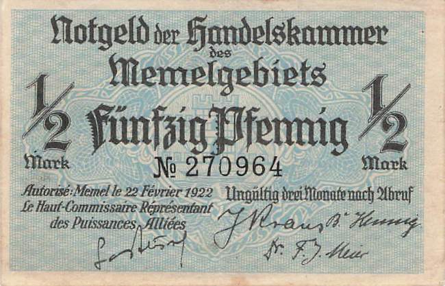 halbe Mark 1922